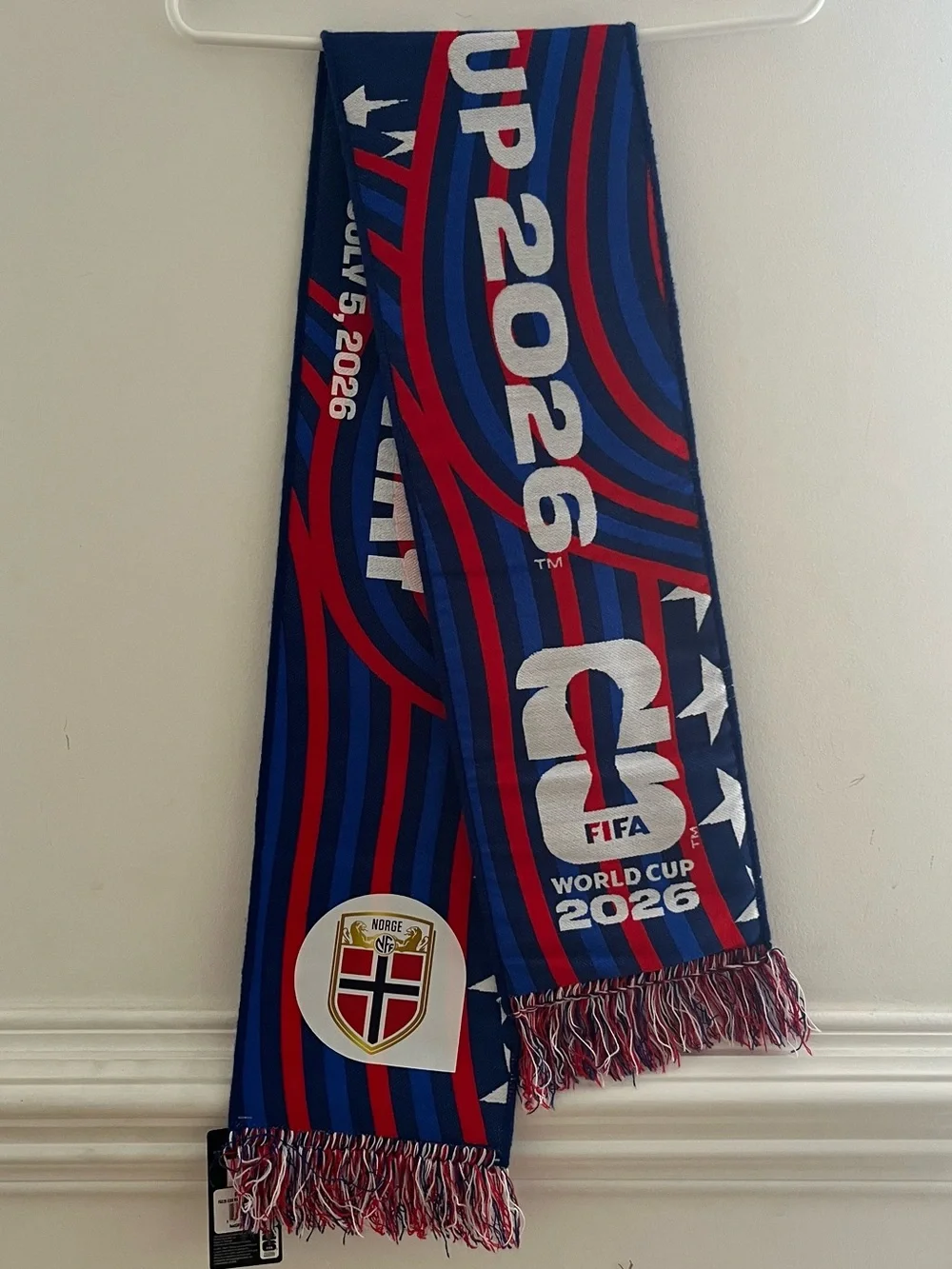 Norway vs Brazil FIFA World Cup 2026 Match Scarf